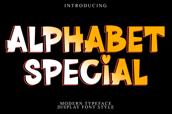 Alphabet Special Font for Bold Editorial Design