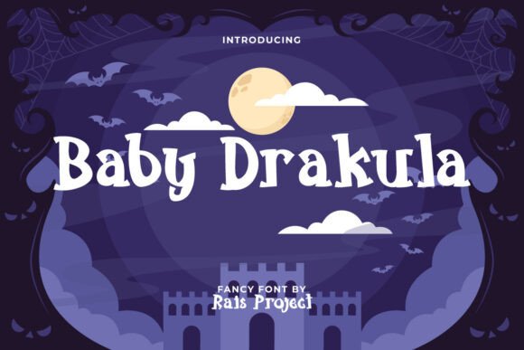 Baby Drakula Font: Cute Display Typography for Ads