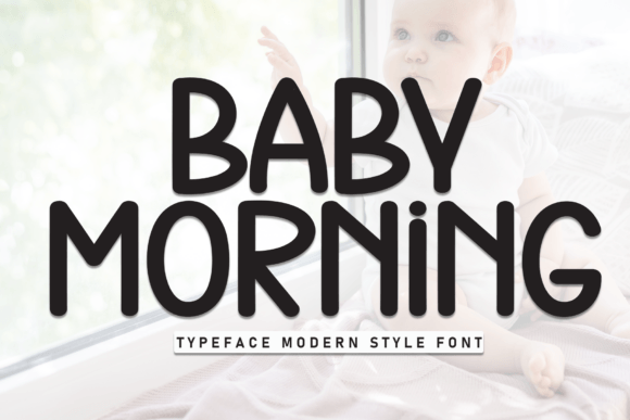 Baby Morning Font: Cheerful Display Typography for Web Design