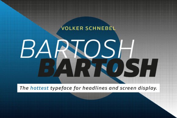 Bartosh Font: Bold Display Typography for Digital Campaigns