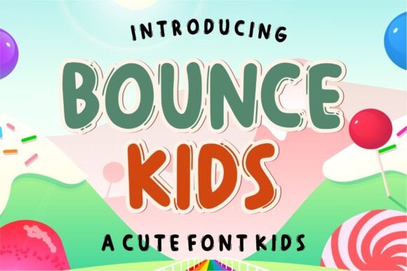 Bounce Kids Font: Playful Branding for Small Business