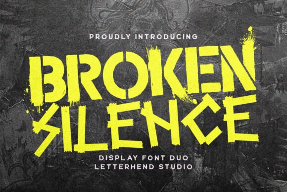 Broken Silence Font: Bold Street Style for Branding