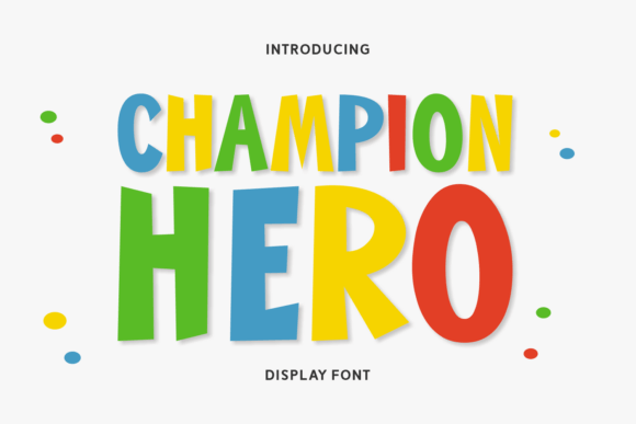 Champion Hero Font: Adding Joy to Editorial Layouts