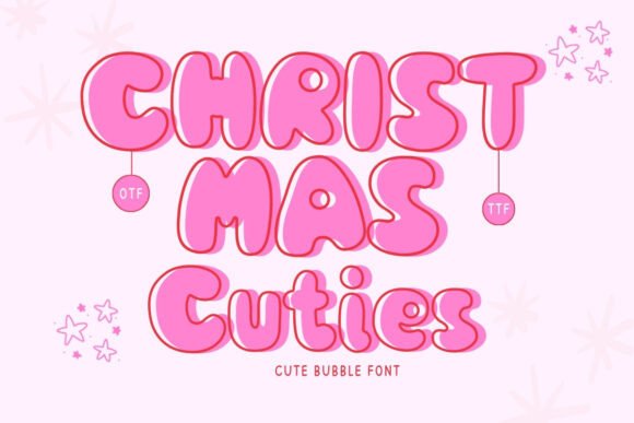 Christmas Cuties Font: A Sweet Display Typeface for Holiday Branding