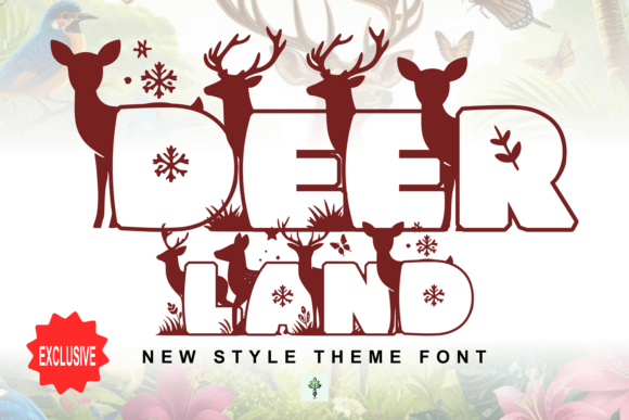Deer Land Font: Elevating Campaign Visuals with Mystic Elegance