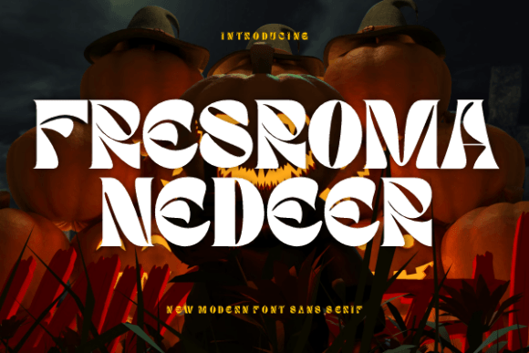 Fresroma Nedeer Font for Editorial Design