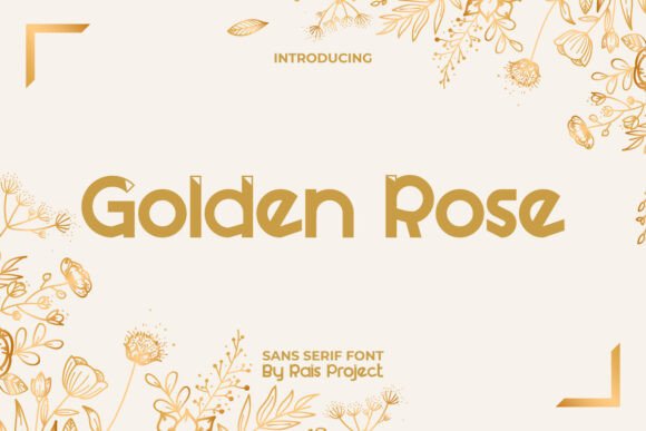 Golden Rose Font: Elevate Your Small Business Brand