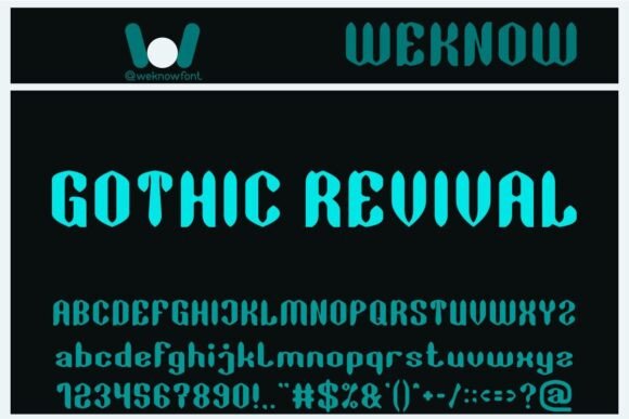 Gothic Revival Font: Bold Typography for Digital Campaigns