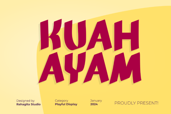 Kuah Ayam Font: Adding Handmade Charm to Craft Labels
