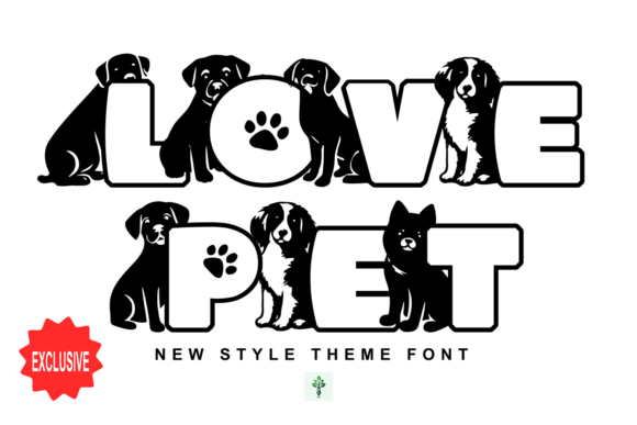 Love Pet Font: A Playful Display Typeface for Branding