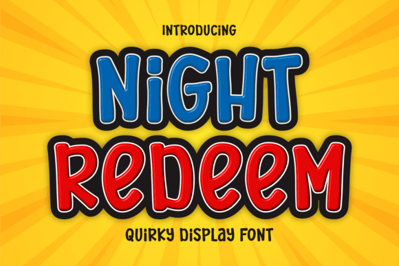 Night Redeem Font: Unique Display Typography for Web