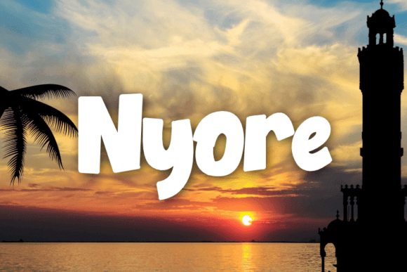 Nyore Font Review: Elevating Small Business Branding