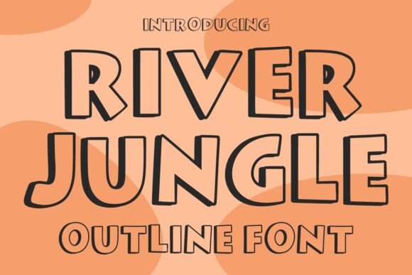 River Jungle Font: Bold Display Type for Holiday Campaigns