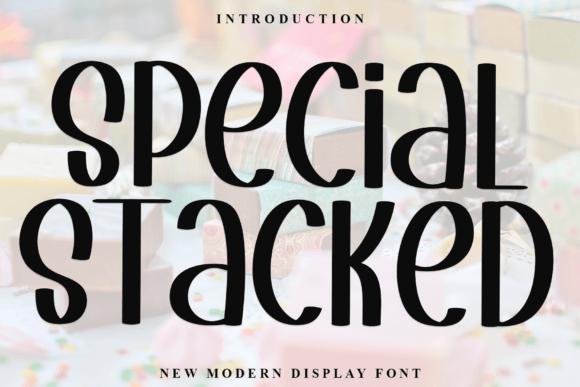 Special Stacked Font: Bold Branding for Small Business