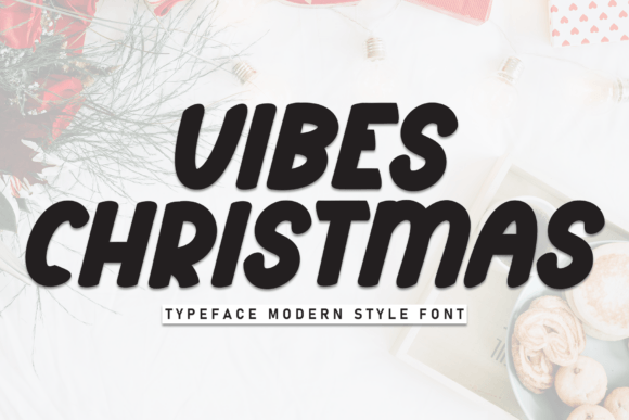 Vibes Christmas Font for Bold Holiday Marketing