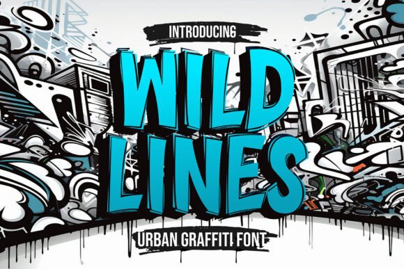 Wild Lines Font: Authentic Street Style for Business Branding